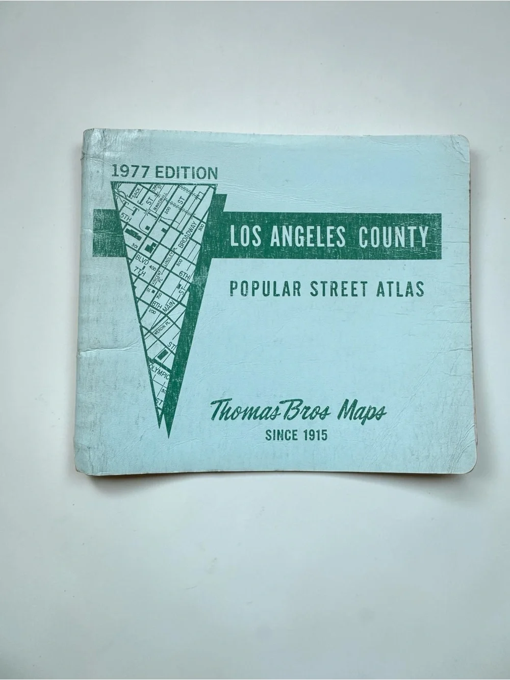 Vintage Thomas Bros 1977 Edition Los Angeles County Popular Street Atlas